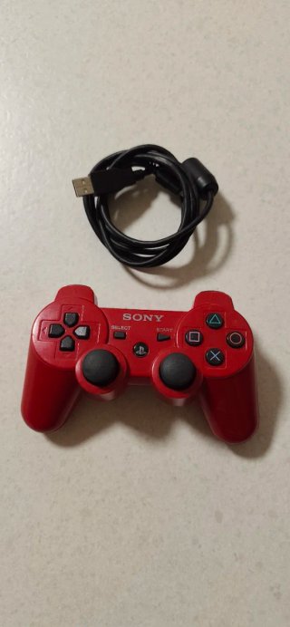 Controller PS3 Sony Rosso