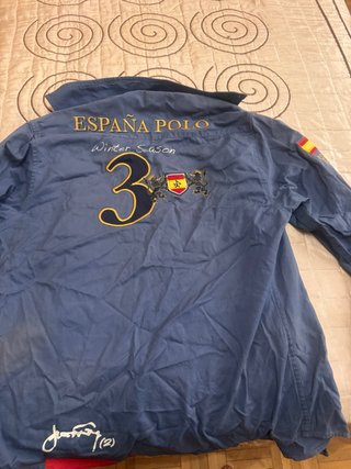 Camisa España Polo Hombre Talla 3 Azul