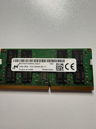 Memoria RAM DDR4 16GB Micron