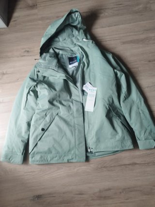 Chaqueta Roxy verde para nieve