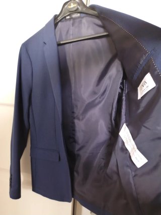 Traje completo de  Zara Azul Marino