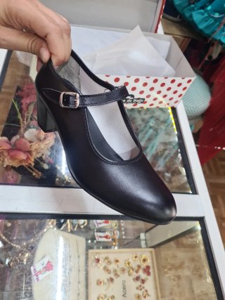 Zapato Flamenco Negro Talla 38