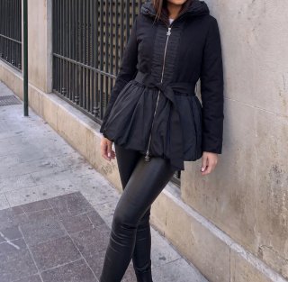 Chaqueta de plumas Moncler Negra