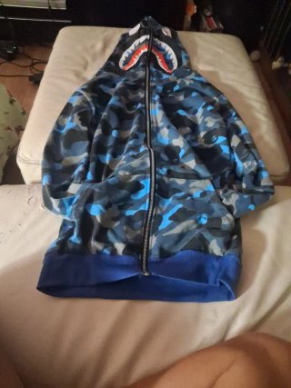 Sudadera BAPE Camuflaje Azul Talla 14-15