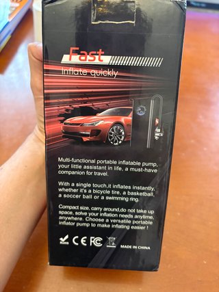 Compresor de aire portátil para coche