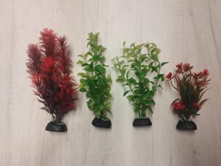 Set de 4 Plantas Artificiales para Acuario
