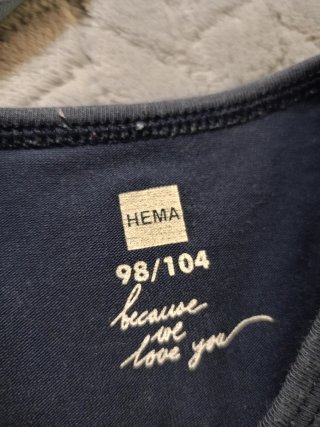 Body Hema manga larga talla 98/104