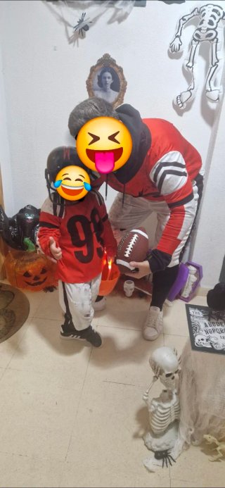 Conjunto Disfraz Americano Fútbol