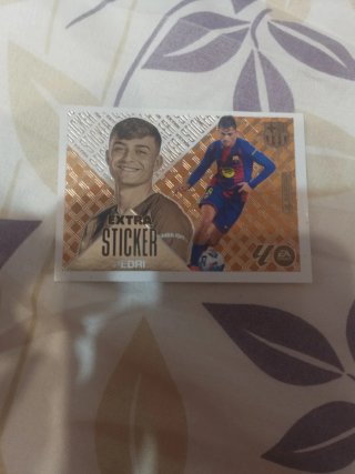 Cromo Extra Sticker Pedri FC Barcelona