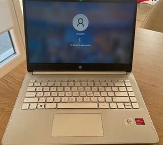 Portátil HP 14s-fq0004ns Plata