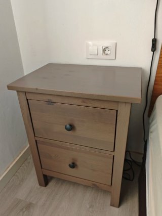 Cómoda Ikea Hemnes 6 cajones + 2 mesitas