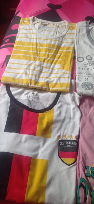 Lote 9 Camisetas Chico Talla L
