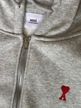 Chaqueta/zipper Ami Paris gris
