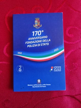 ITALIA: Moneta 2€ 170° Annivers. Polizia di Stato
