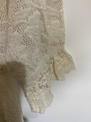 Jersey Zara con Volantes y Encaje