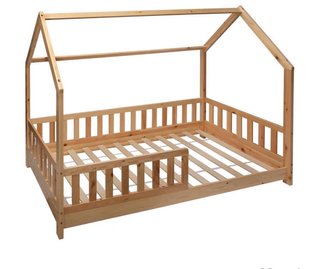 Cama Casita Montessori Madera