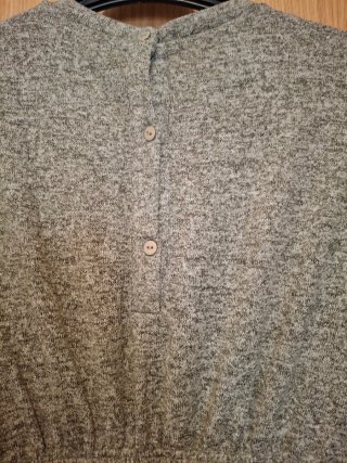 Mono punto fino gris verde