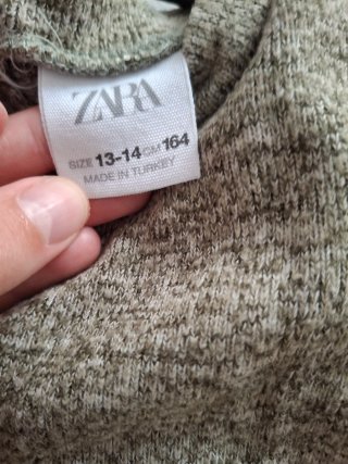 Mono punto fino gris verde