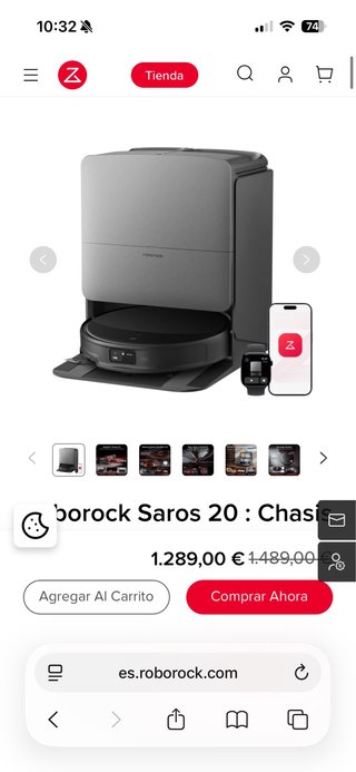 Roborock Saros 20 Robot Aspirador