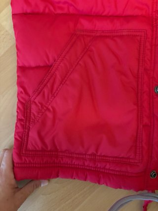 Chaleco Hollister Rojo con Capucha