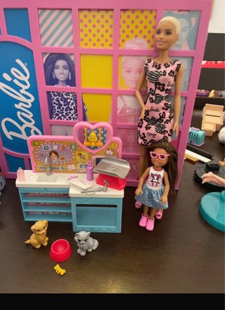 Set Barbie e Chelsea Veterinaria