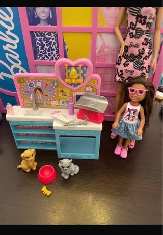 Set Barbie e Chelsea Veterinaria
