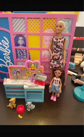 Set Barbie e Chelsea Veterinaria