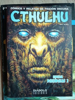 Lote comicd Cthulhu N1 y22 + Almanaque 1980