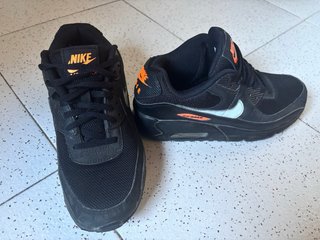 Nike Air Max 90 GS DM3207 002 Negro Naranja
