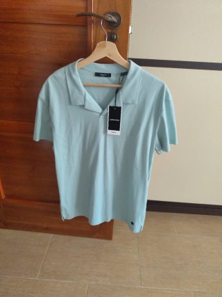 Polo Jack & Jones Verde Agua Talla M