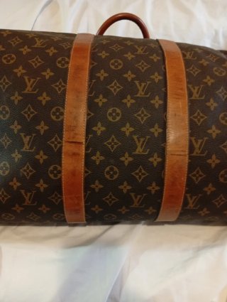 Borsone Louis Vuitton marrone