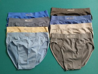 Pack 8 Calzoncillos Slips STV Talla XL