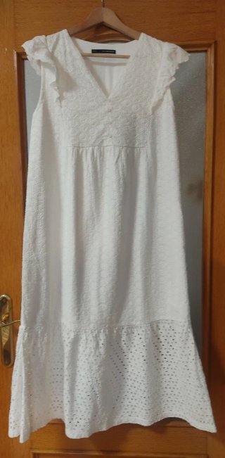 Vestido Sfera Blanco Talla L /40 /12