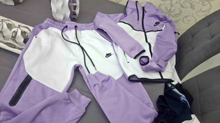 Chándal Nike Morado y Blanco