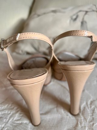 Zapatos Giko charol plataforma tacón strass 40