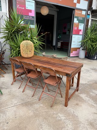 Mesa Plegable de Madera de Teca