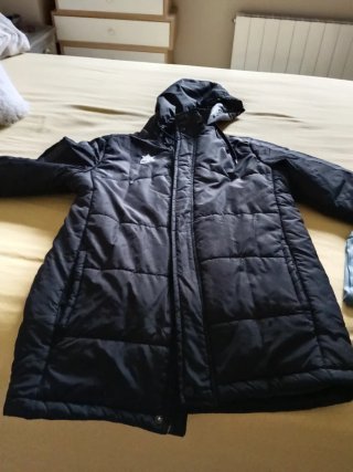 Anorak deportivo niño negro talla xs 12-14 años