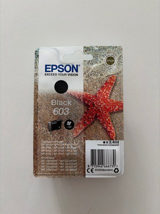 Cartucho Tinta Epson 603 Negro