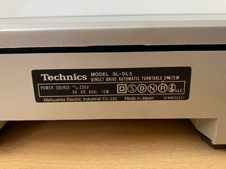 Tocadiscos Technics SL-DL5 Tangencial