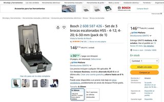 Set 3 Brocas Escalonadas Bosch HSS