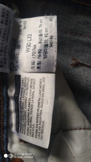 Levi's Engineered 502 W30 L32