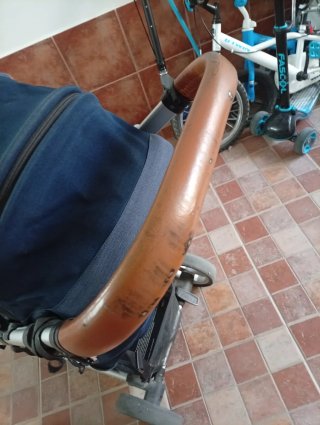 Silla de paseo Mutsy Nexo azul con saco de inviero