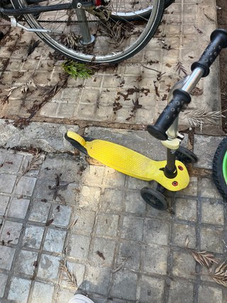 Patinete Oxelo Amarillo