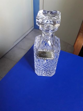 Decanter Whisky Cristallo molato pesante Vintage