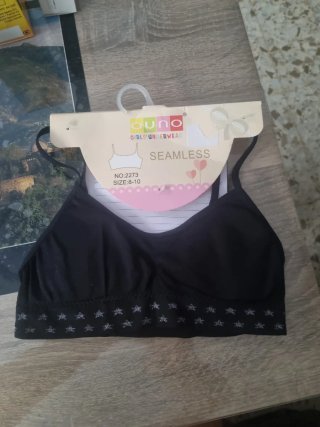 Top Ouno Negro para Niña