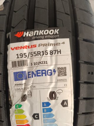 Neumático Hankook Ventus Prime 4 195/55 R16 87H