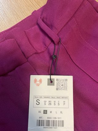 Pantalón de vestir Zara Talla S