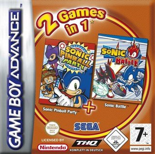 Sonic Pinball Party + Sonic Battle GBA