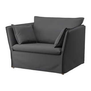 Funda sillón IKEA BACKSÄLEN Hallarp gris