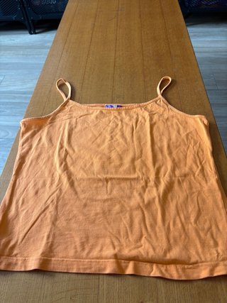 Camiseta de tirantes naranja Trendy CRM